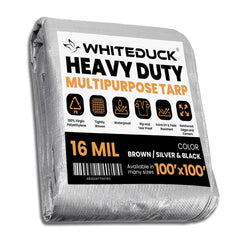 WhiteDuck Outdoors 100' x 100' Super Heavy Duty Poly Tarp