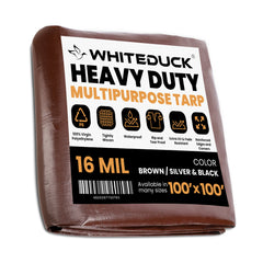 WhiteDuck Outdoors 100' x 100' Super Heavy Duty Poly Tarp