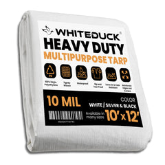 WhiteDuck Outdoors Heavy Duty Poly Tarp 10 mil, 6 oz.