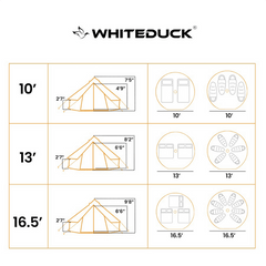 WhiteDuck Outdoors 13' Regatta Bell Tent