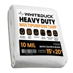 WhiteDuck Outdoors Heavy Duty Poly Tarp 10 mil, 6 oz.