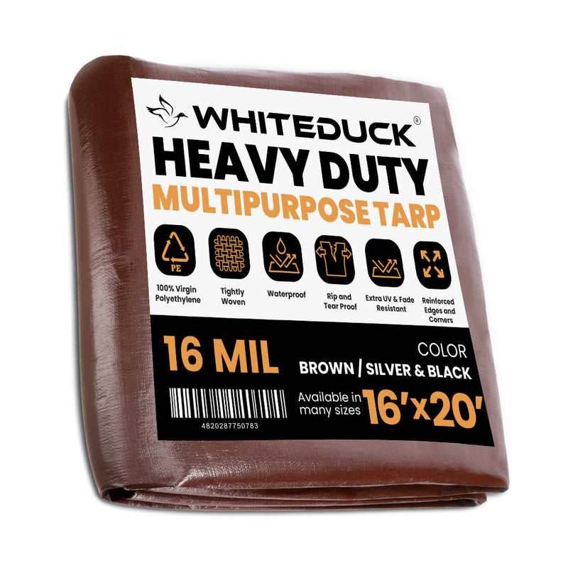WhiteDuck Outdoors 16’ x 20’ Super Heavy Duty Poly Tarp
