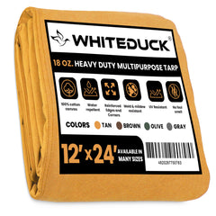 WhiteDuck Outdoors 18 oz. 100% Cotton Canvas Tarp