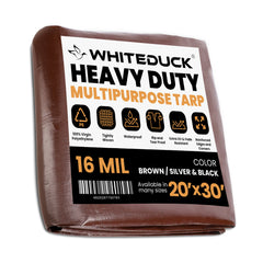 WhiteDuck Outdoors 20’ x 30’ Super Heavy Duty Poly Tarp