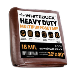 WhiteDuck Outdoors 30’ x 40’ Super Heavy Duty Poly Tarp