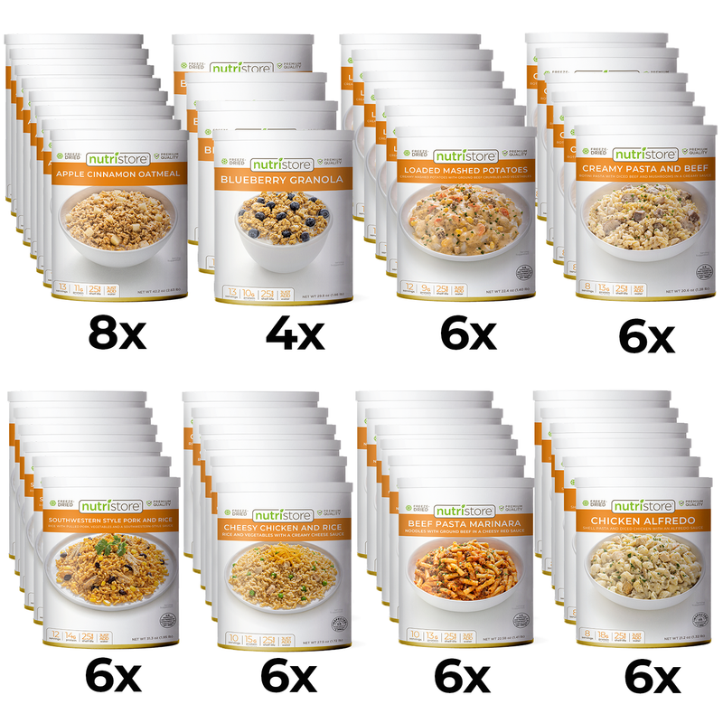 Nutristore Foods Premium 3-Month Emergency Food Supply
