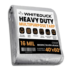 WhiteDuck Outdoors 40’ x 60’ Super Heavy Duty Poly Tarp