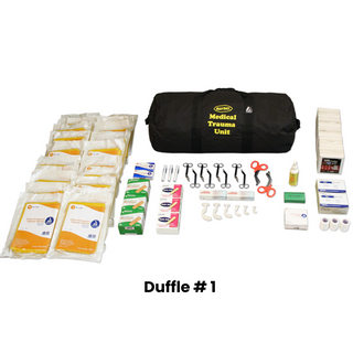 Echo-Sigma 500 Person Multi-person Trauma Medical Unit (3 Duffle bags...