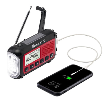 Echo-Sigma Midland ER40 Emergency Multi-Power Radio and Phone Charger