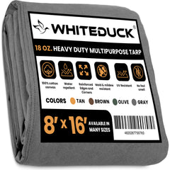 WhiteDuck Outdoors 18 oz. 100% Cotton Canvas Tarp