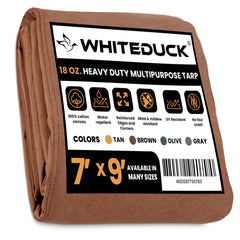 WhiteDuck Outdoors 18 oz. 100% Cotton Canvas Tarp