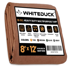 WhiteDuck Outdoors 18 oz. 100% Cotton Canvas Tarp