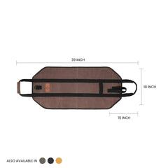 WhiteDuck Outdoors Diamond Shape Canvas Firewood Log Carriers