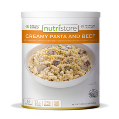 Creamy Pasta and Beef Freeze Dried - #10 Can