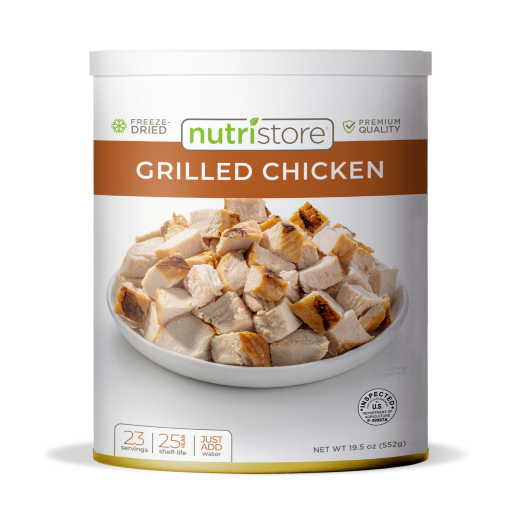 Nutristore Foods Grilled Chicken Freeze Dried - #10 Can