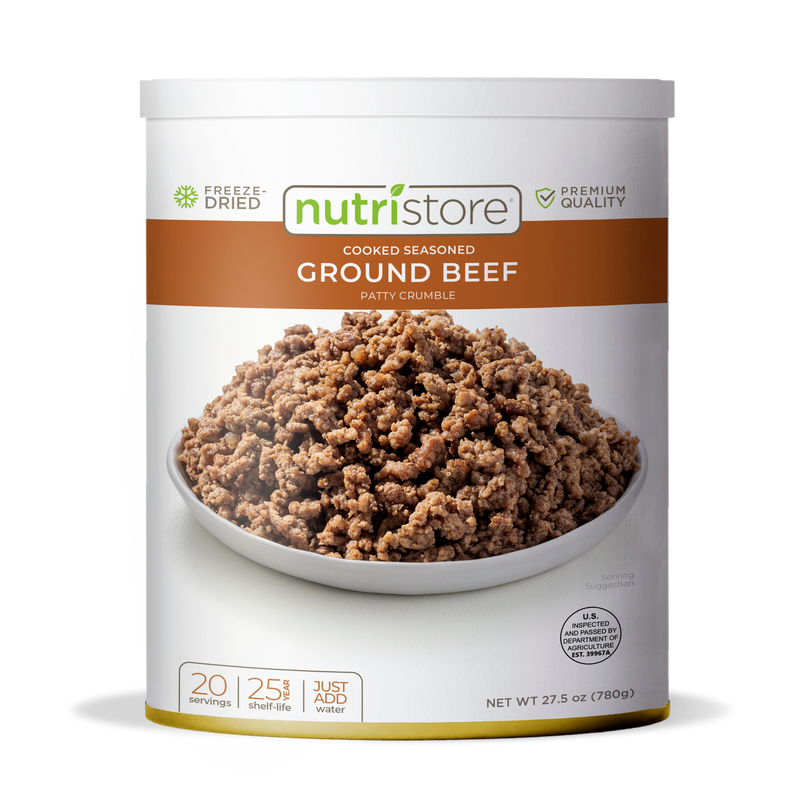 Nutristore Foods Ground Beef Freeze Dried - #10 Can
