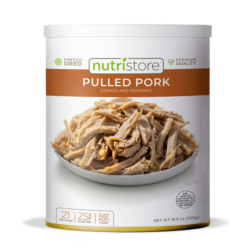 Nutristore Pulled Pork Freeze Dried #10 Can