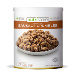 Nutristore Sausage Crumbles Freeze Dried - #10 Can