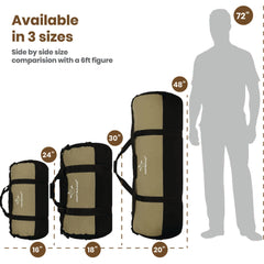 WhiteDuck Outdoors Filios Canvas Duffel Bag