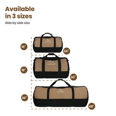 WhiteDuck Outdoors Filios Canvas Duffel Bag