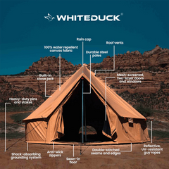 WhiteDuck® 20’ Regatta Bell Tent