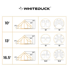 WhiteDuck® 20’ Regatta Bell Tent