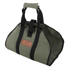 WhiteDuck Outdoors Diamond Shape Canvas Firewood Log Carriers