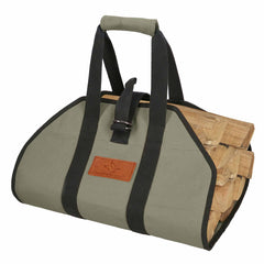 WhiteDuck Outdoors Diamond Shape Canvas Firewood Log Carriers