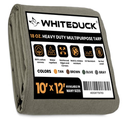 WhiteDuck Outdoors 18 oz. 100% Cotton Canvas Tarp