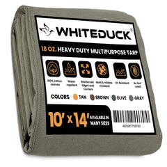 WhiteDuck Outdoors 18 oz. 100% Cotton Canvas Tarp