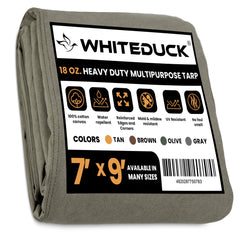 WhiteDuck Outdoors 18 oz. 100% Cotton Canvas Tarp