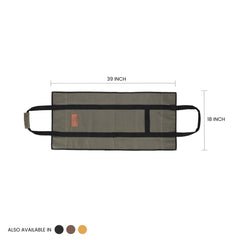 WhiteDuck Outdoors Rectangle Canvas Firewood Log Carriers