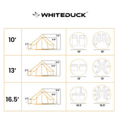 WhiteDuck Outdoors 16' Regatta Bell Tent - Realtree Edge
