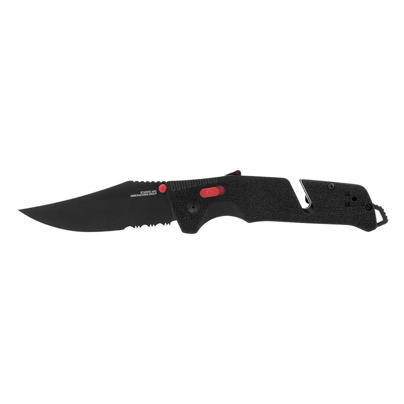 Echo-Sigma® SOG Trident AT Serrated - Black and Red