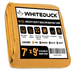 WhiteDuck Outdoors 18 oz. 100% Cotton Canvas Tarp
