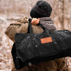 WhiteDuck Outdoors Tote Shape Canvas Firewood Log Carriers
