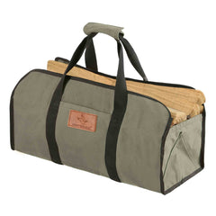 WhiteDuck Outdoors Tote Shape Canvas Firewood Log Carriers
