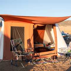 10'x10' Prota Canvas Tent, Deluxe
