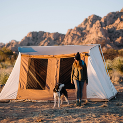 10'x10' Prota Canvas Tent, Deluxe