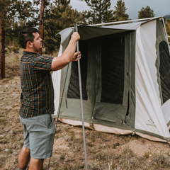 10'x10' Prota Canvas Tent, Deluxe