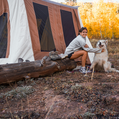 10'x10' Prota Canvas Tent, Deluxe