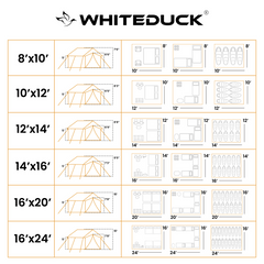 WhiteDuck Outdoors 16'x20' Alpha Pro Wall Tent