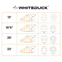WhiteDuck Outdoors 20' Avalon Bell Tent