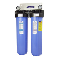 Crystal Quest® Big Blue Whole House Water Filter | Metal Removal (4-6 GPM | 1-2 people)