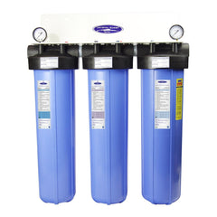 Crystal Quest® Big Blue Whole House Water Filter | Metal Removal (4-6 GPM | 1-2 people)