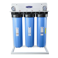 Crystal Quest® Big Blue Whole House Water Filter, SMART Series (6-8 GPM | 2-3 people)