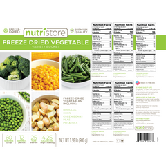 Nutristore Freeze Dried Vegetable Variety Bucket