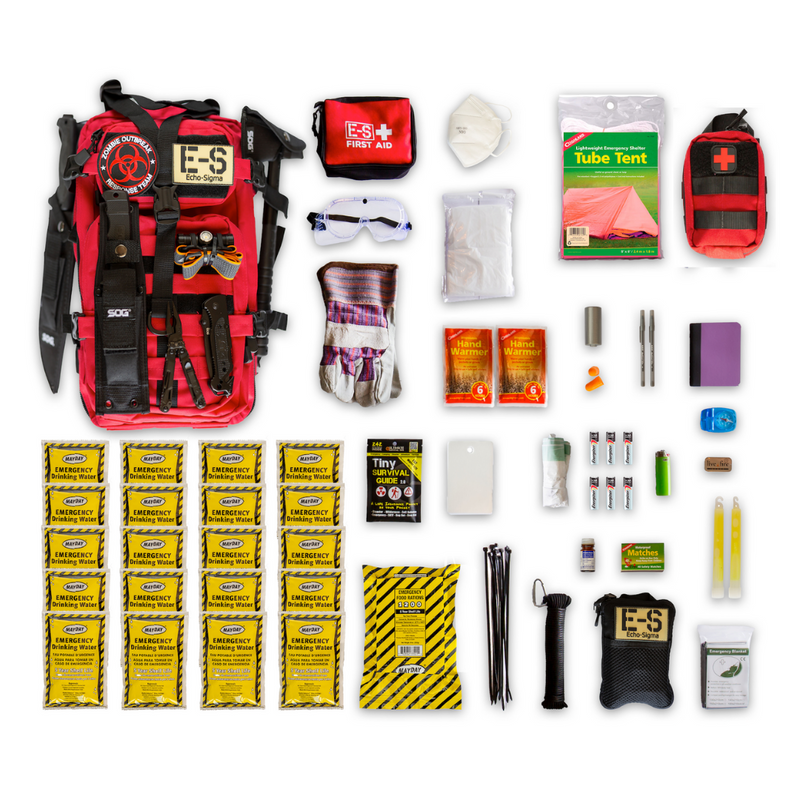 Echo-Sigma® Zombie Survival Kit with Trauma Supplies